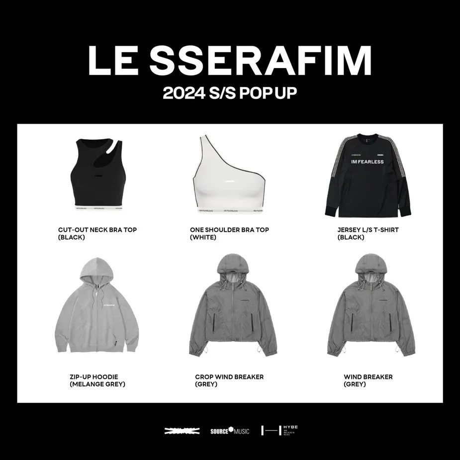 le sserafim clothes
