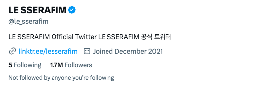 The group's X account reached 1.7 million followers