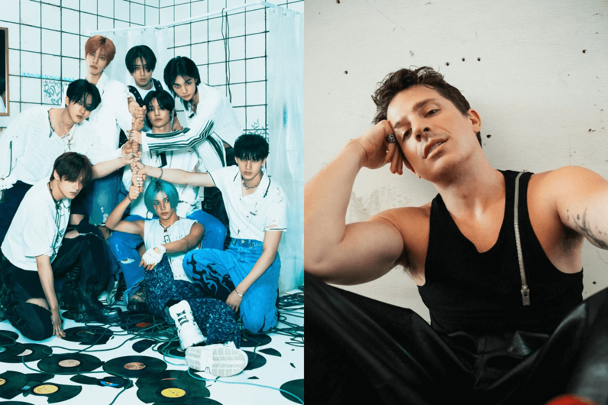 stray kids charlie puth thumbnail