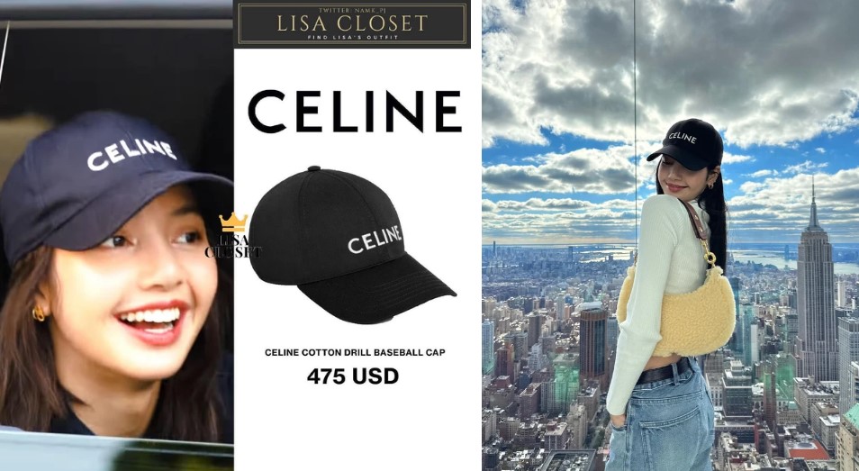 lisa blackpink-celine hat