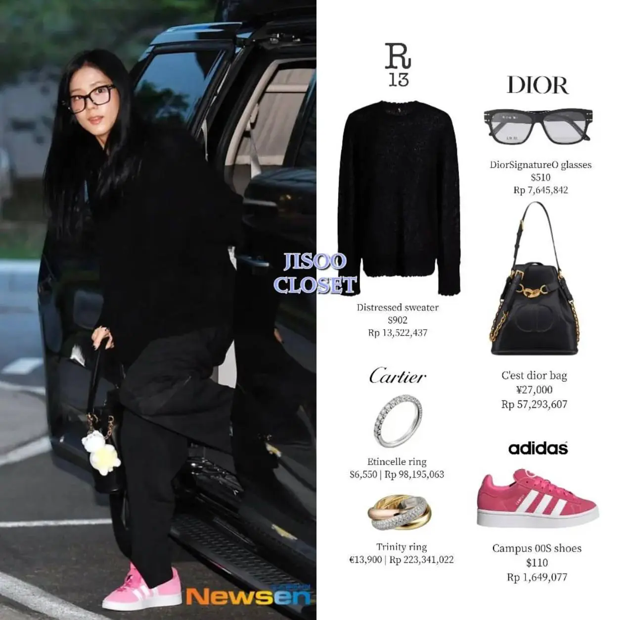 Blackpink jisoo outffit