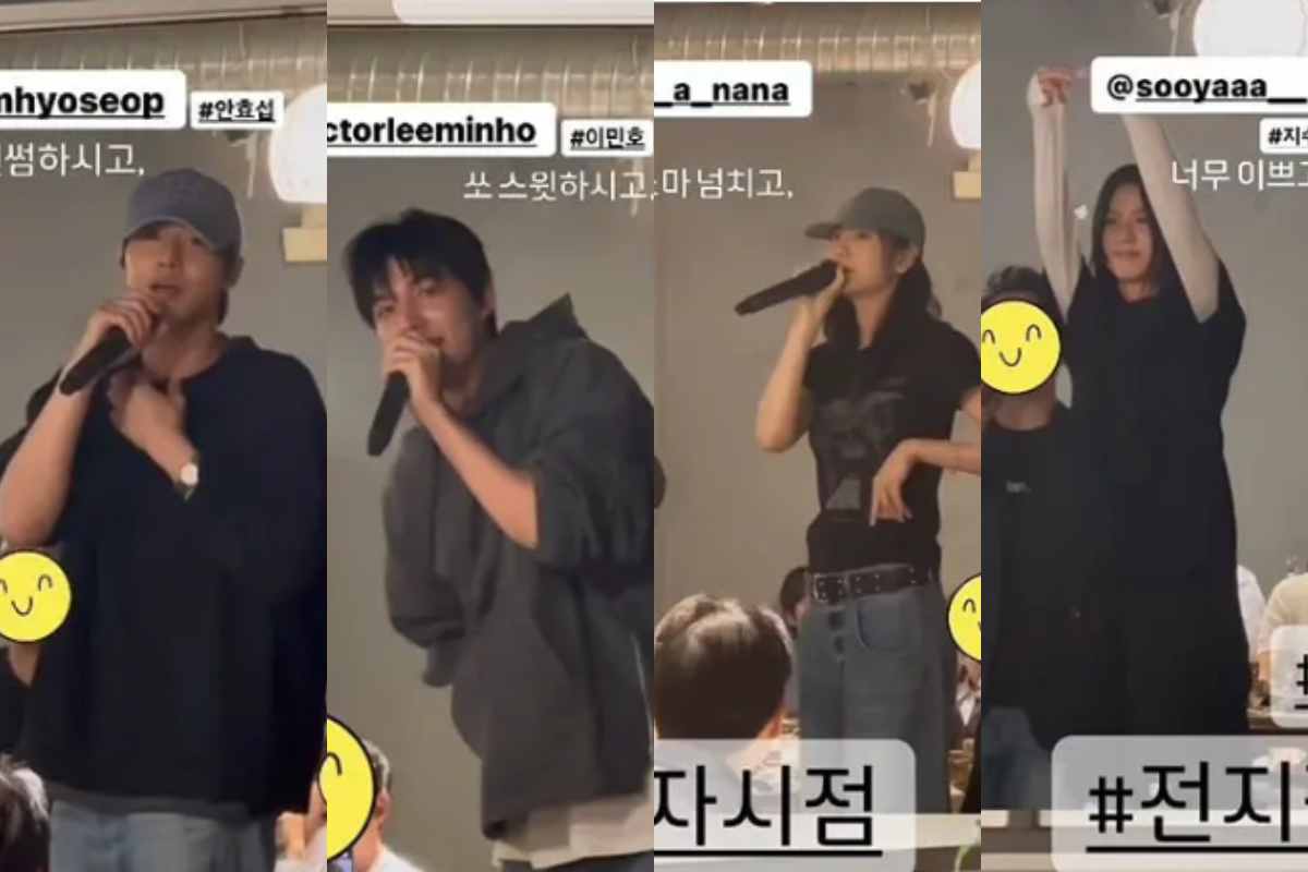 ahn hyo seop lee min ho nana jisoo blackpink
