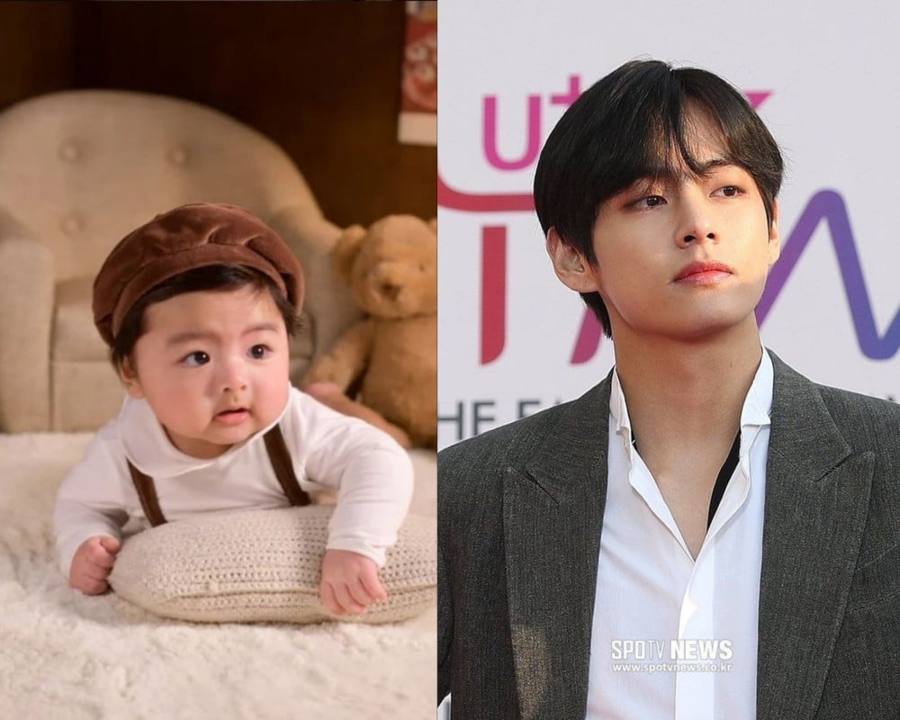 bts v-baby kim suho