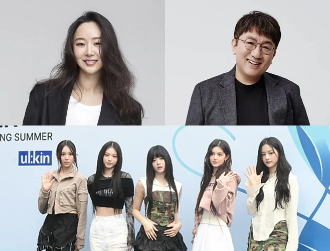 min hee jin-bang si hyuk-newjeans