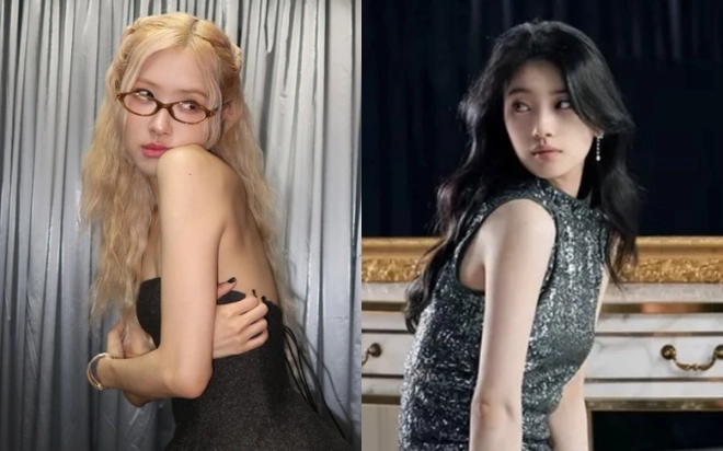 rose blackpink suzy