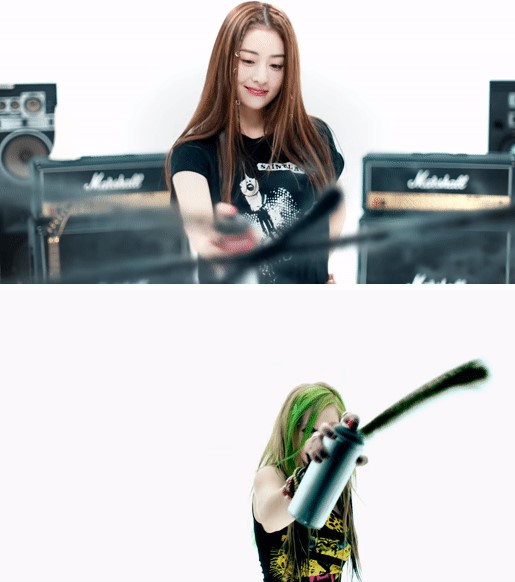 le sserafim yunjin-Avril Lavigne Smile