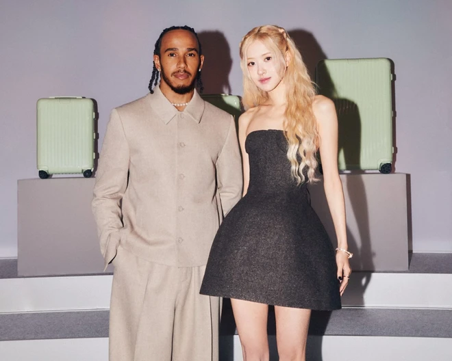 rose blackpink lewis hamilton
