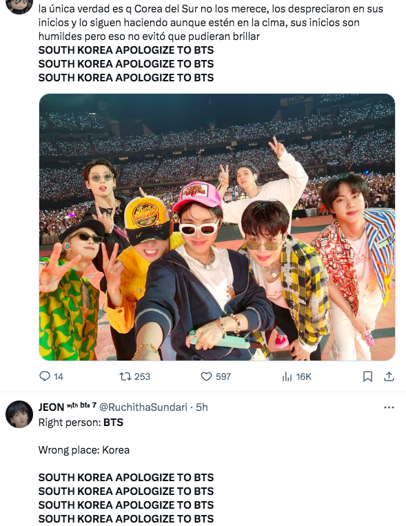 fan bts