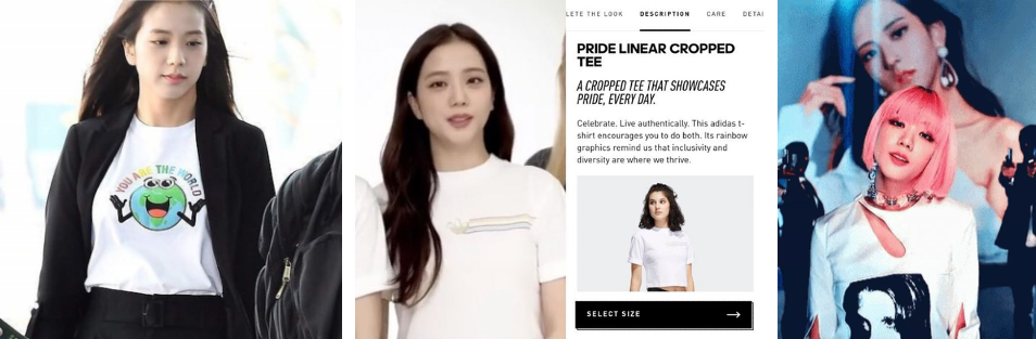 jisoo blackpink-t shirt