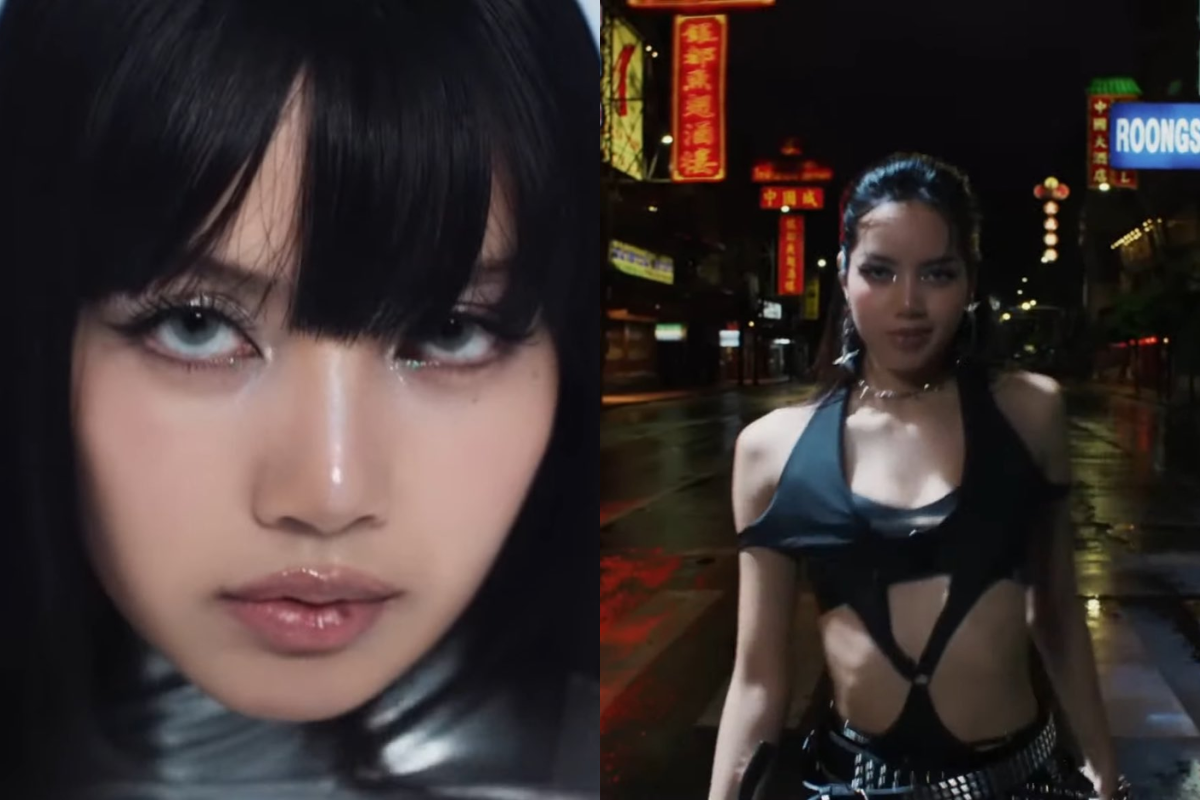 lisa blackpink rockstar thumbnail