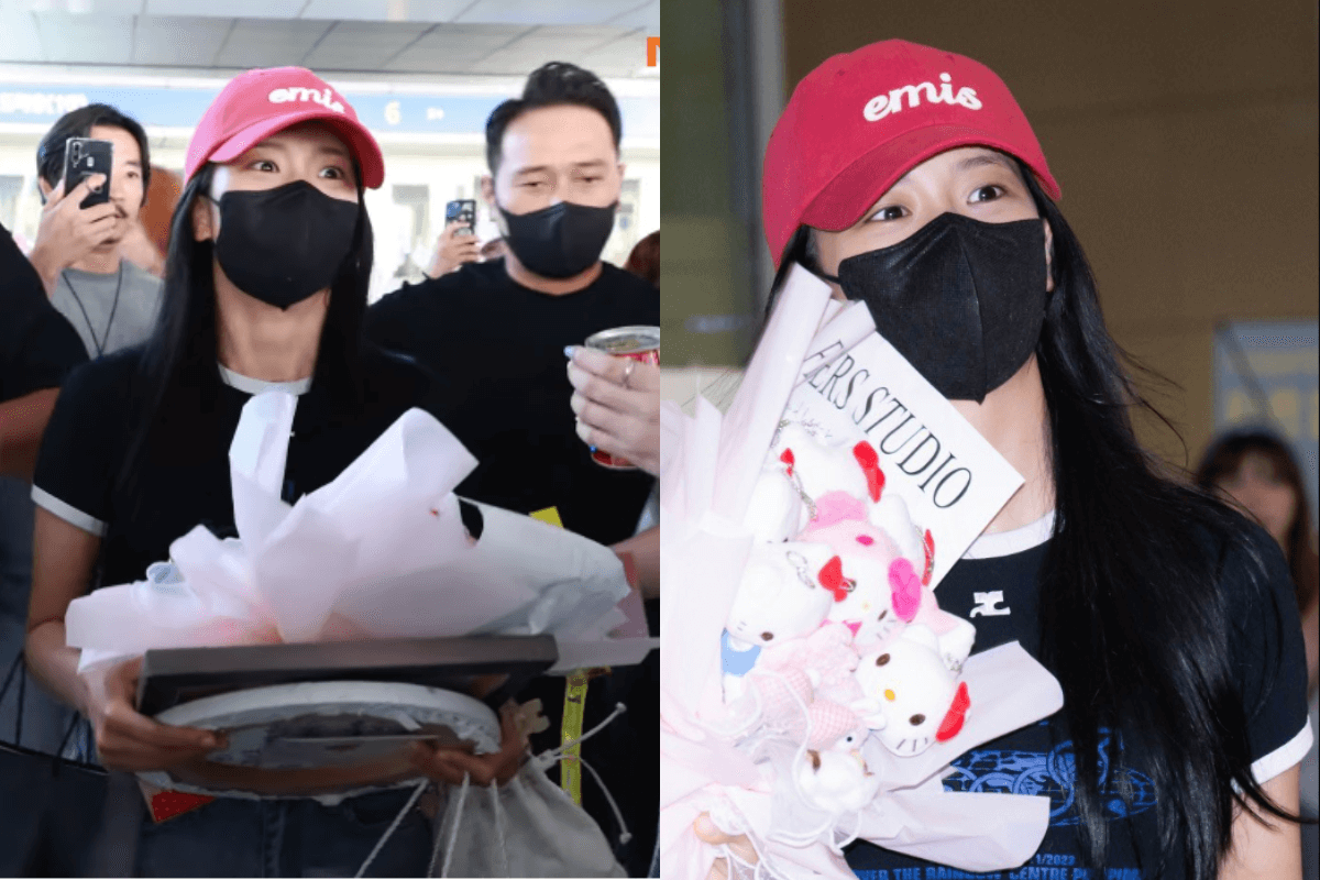 jisoo blackpink airport