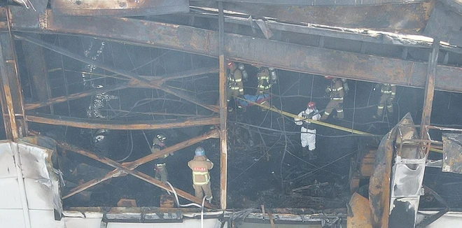 Korea’s Aricell Lithium Battery Factory After Fire
