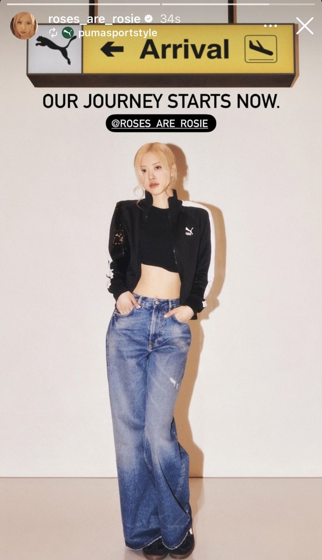 rose blackpink puma