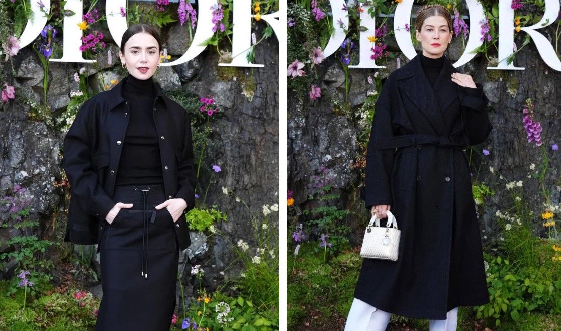Lily Collins, Rosamund Pike