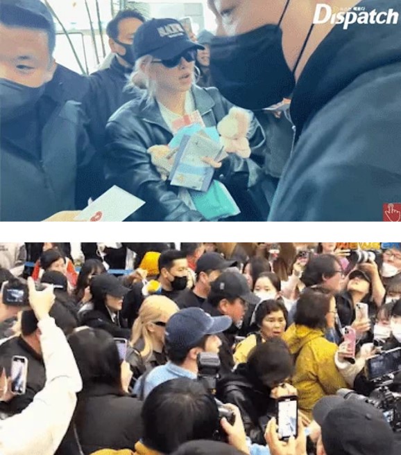 rose blackpink-airport