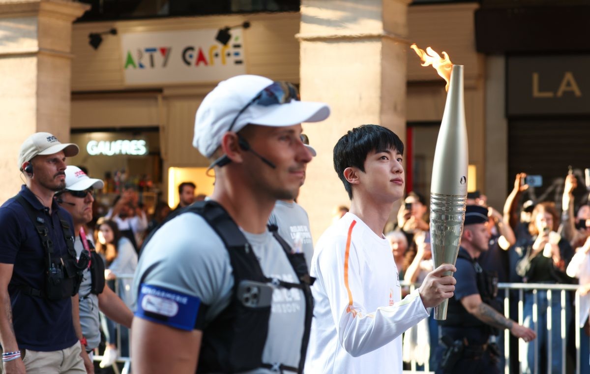 bts jin olympic