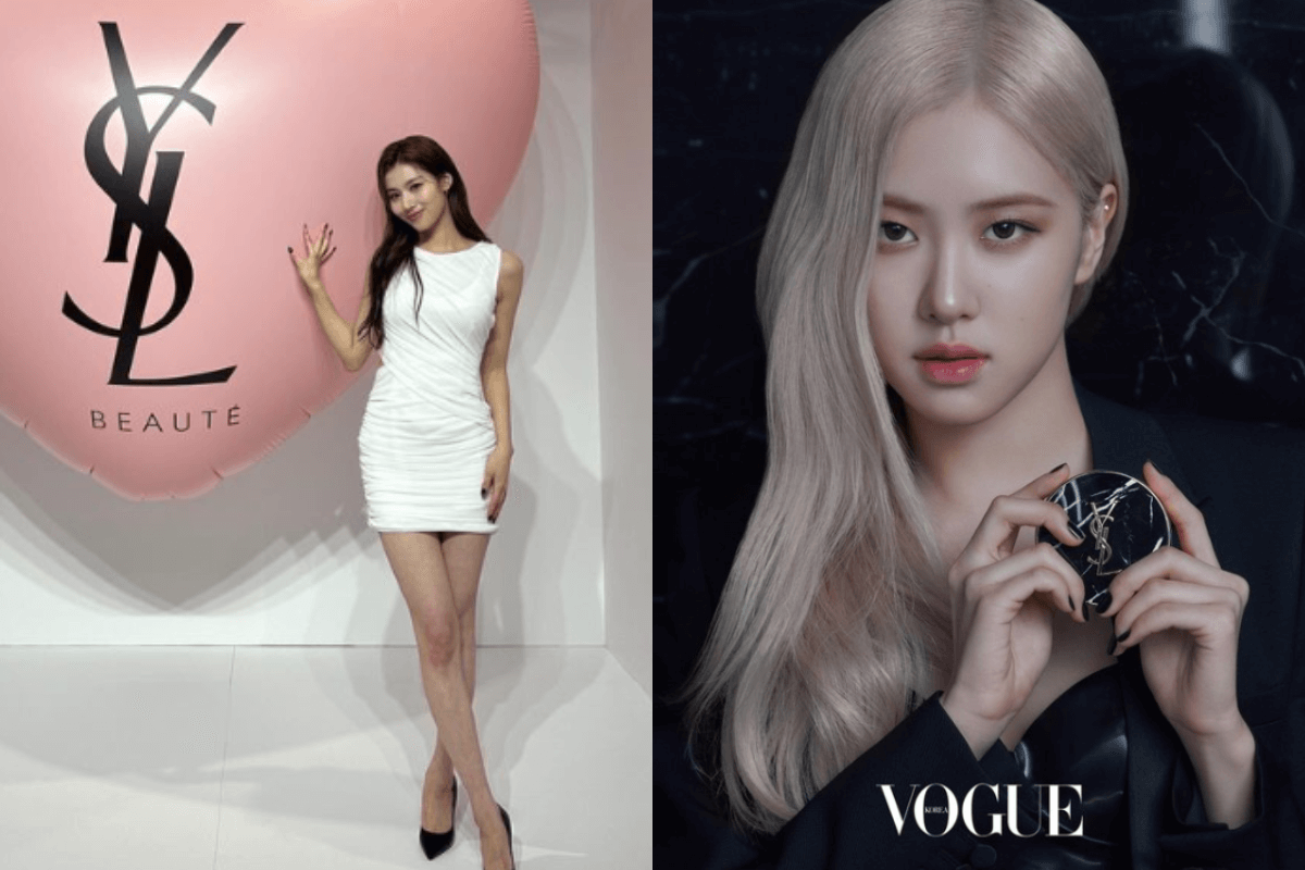 sana twice rose blackpink ysl beauty thumbnail