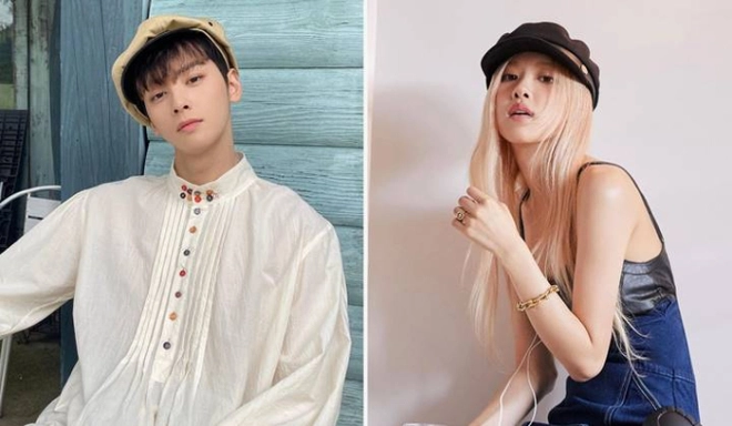 cha eun woo- rose blackpink