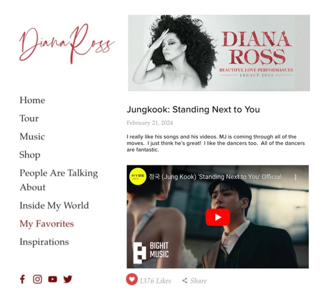 Michael Jackson - Diana Ross- JungKook