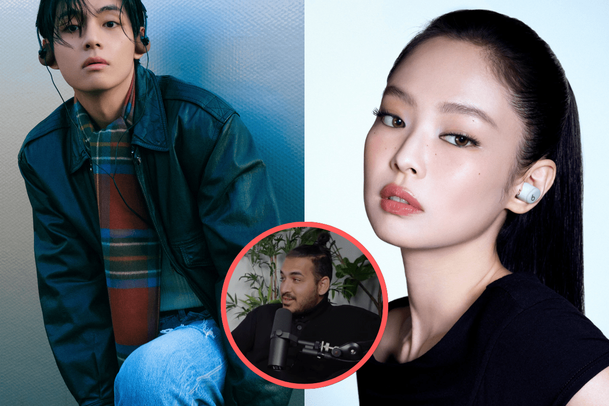 v bts jennie blackpink thumbnail