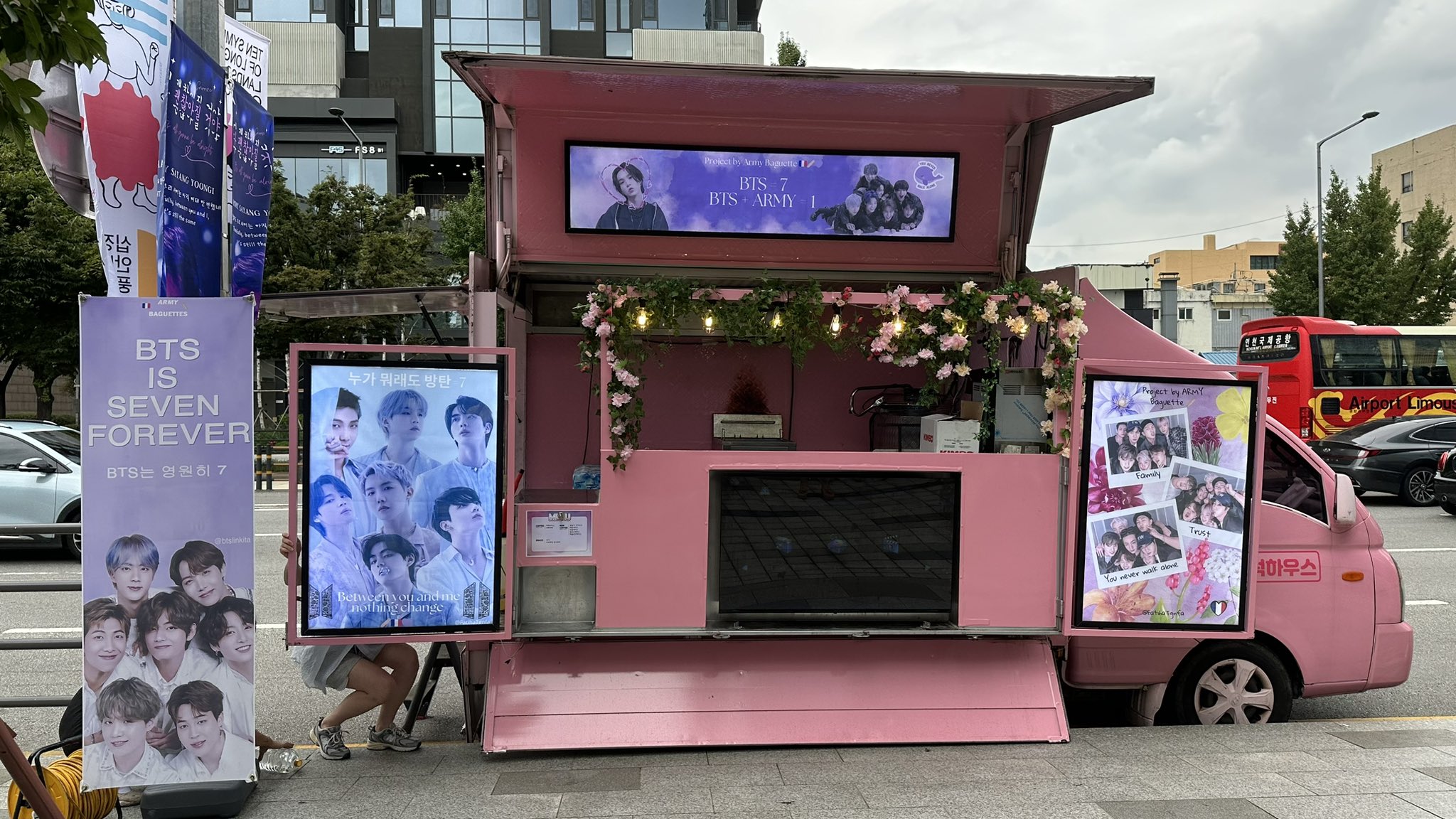 bts coffee truck