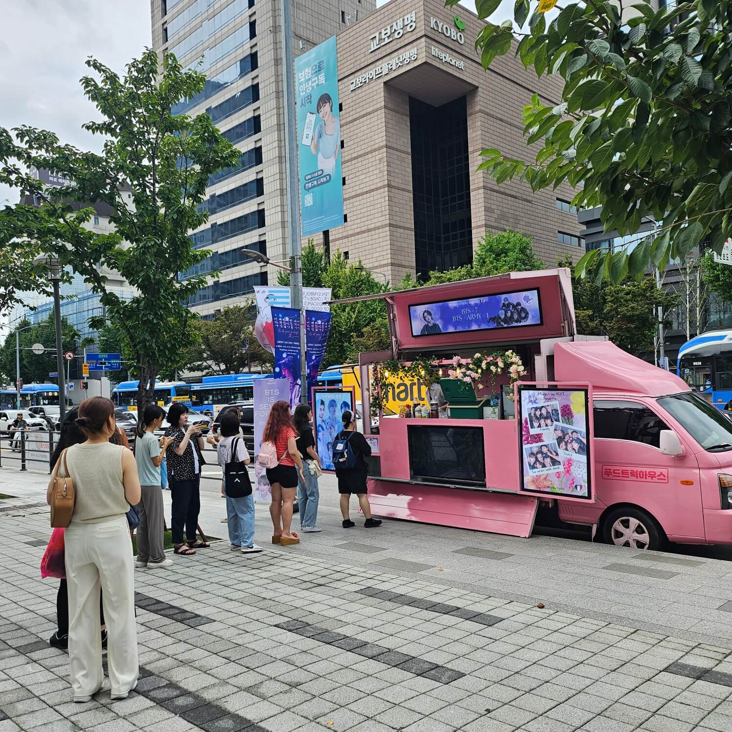 bts coffee truck