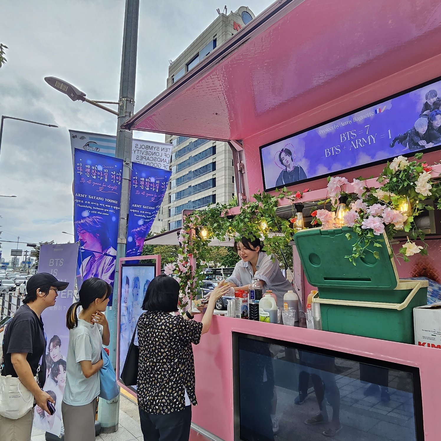 bts coffee truck