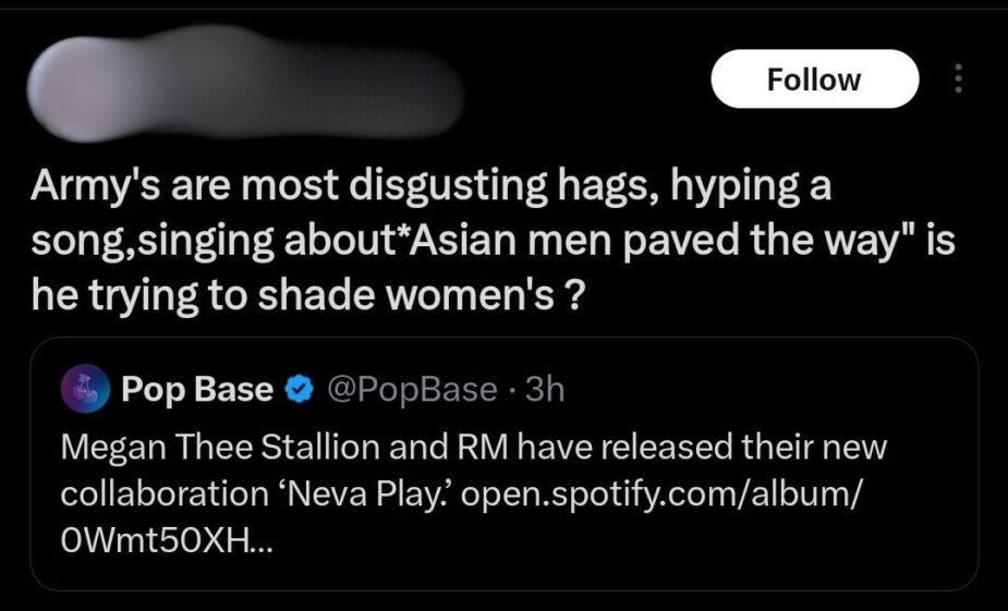 bts rm-megan three stallion-netizens