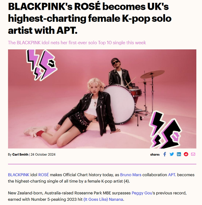 blackpink rose apt