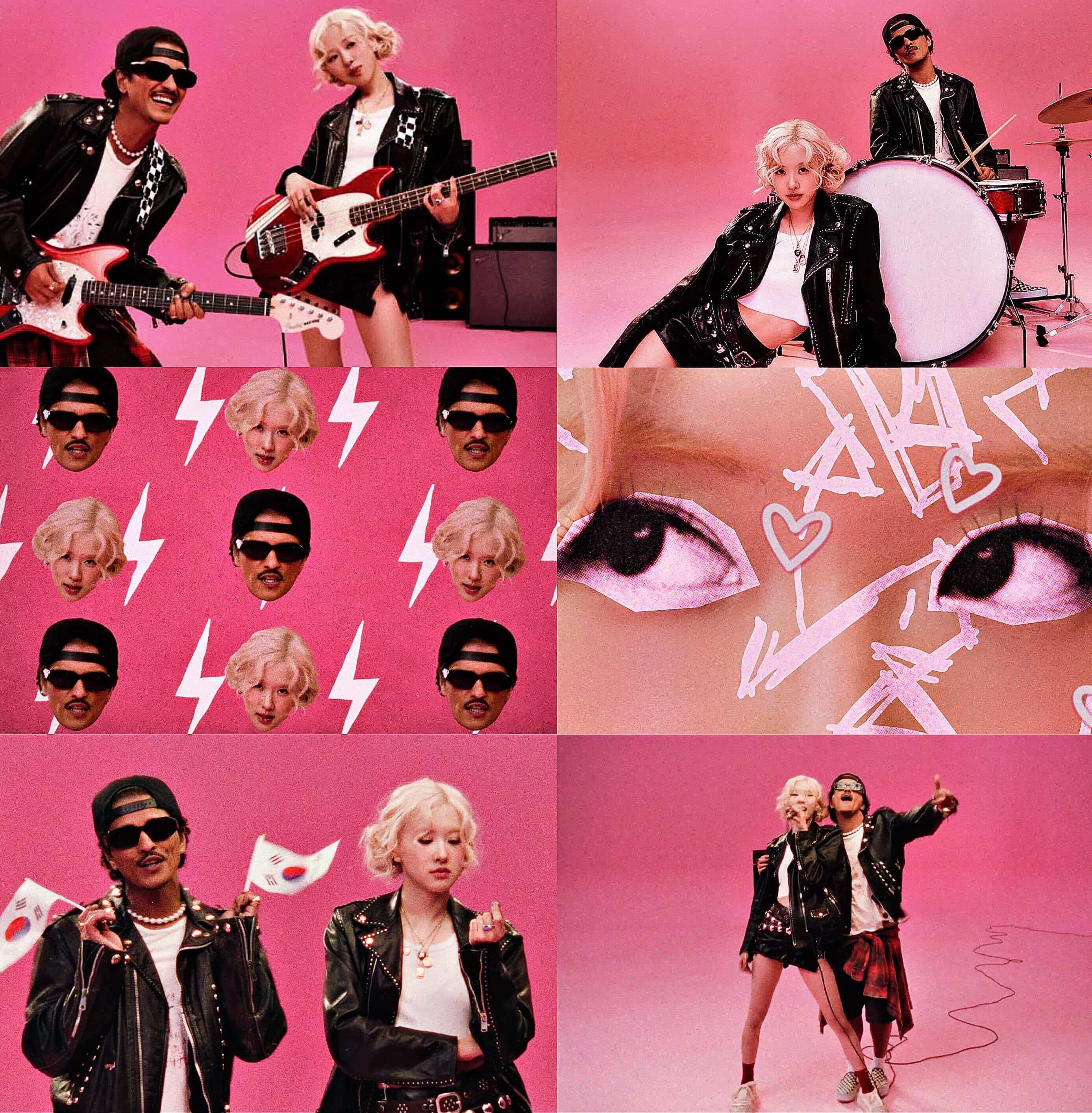 rose blackpink bruno mars