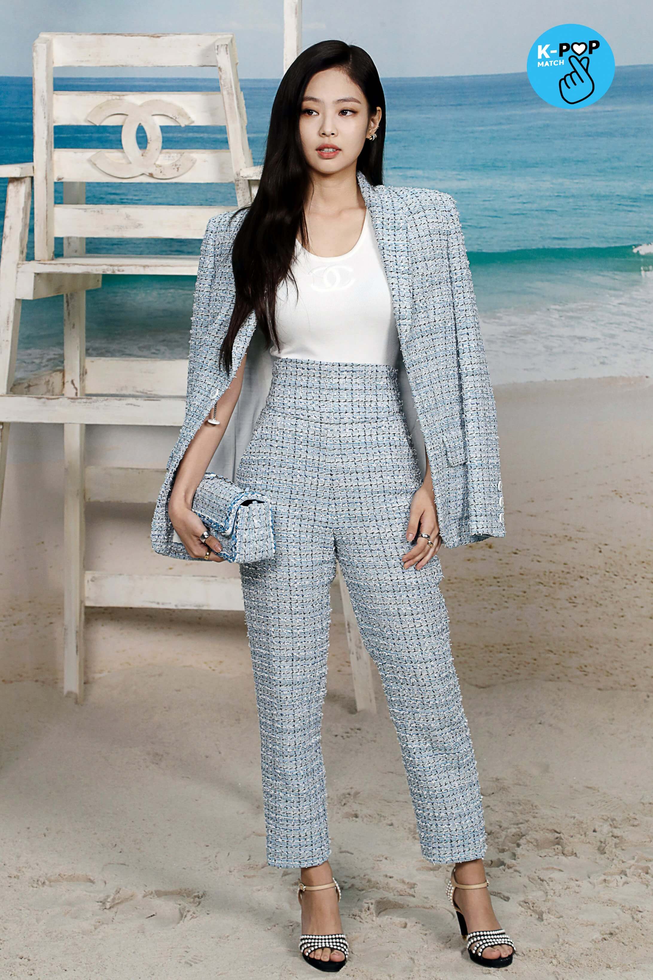 jennie Chanel Tweed Bag