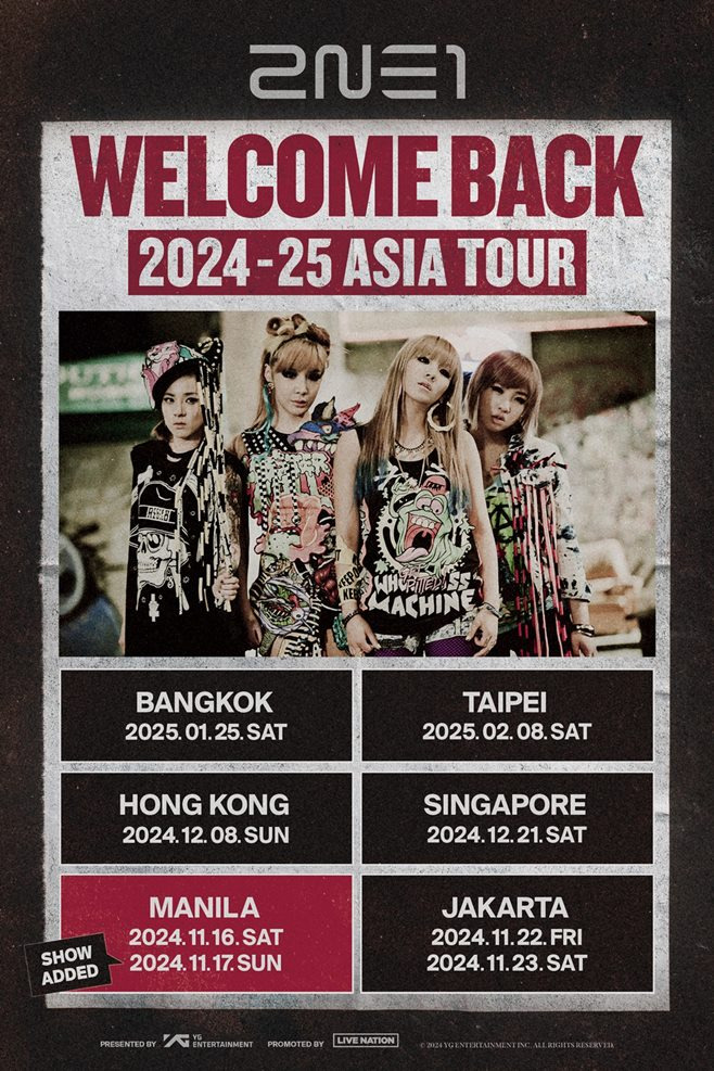 2ne1 world tour