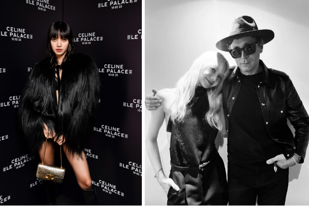 Hedi Slimane lisa blackpink Celine