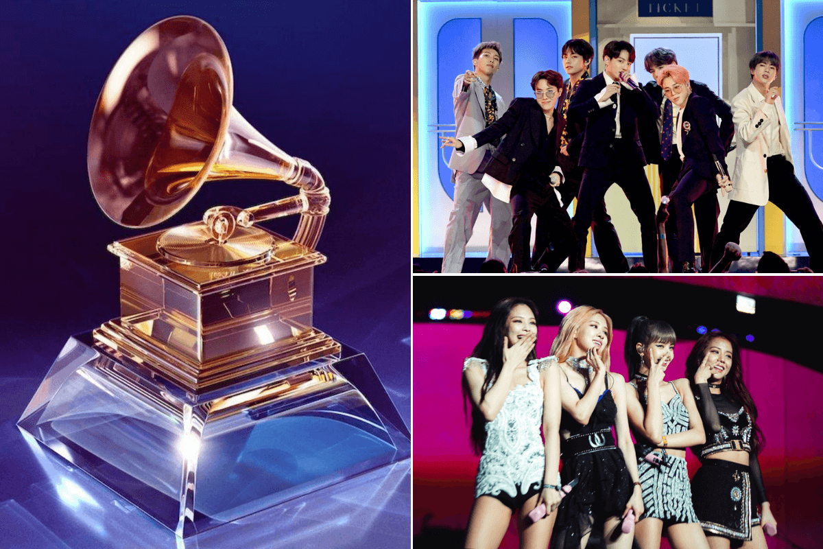 Grammy Awards bts blackpink thumbnail