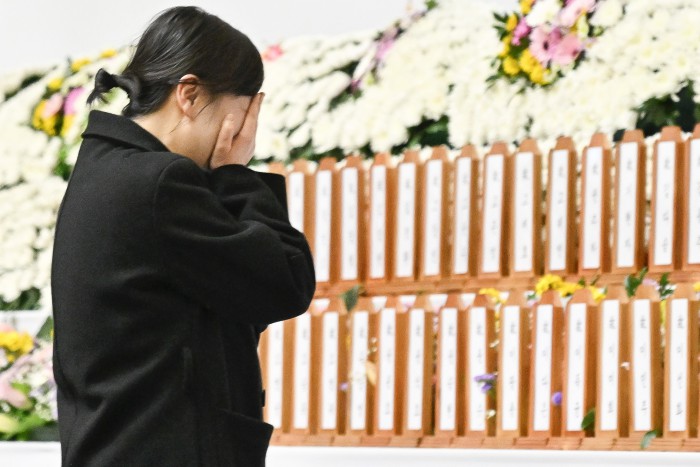 Heartbreaking Scenes At Jeju Air Plane Crash Memorial Altar In Muan