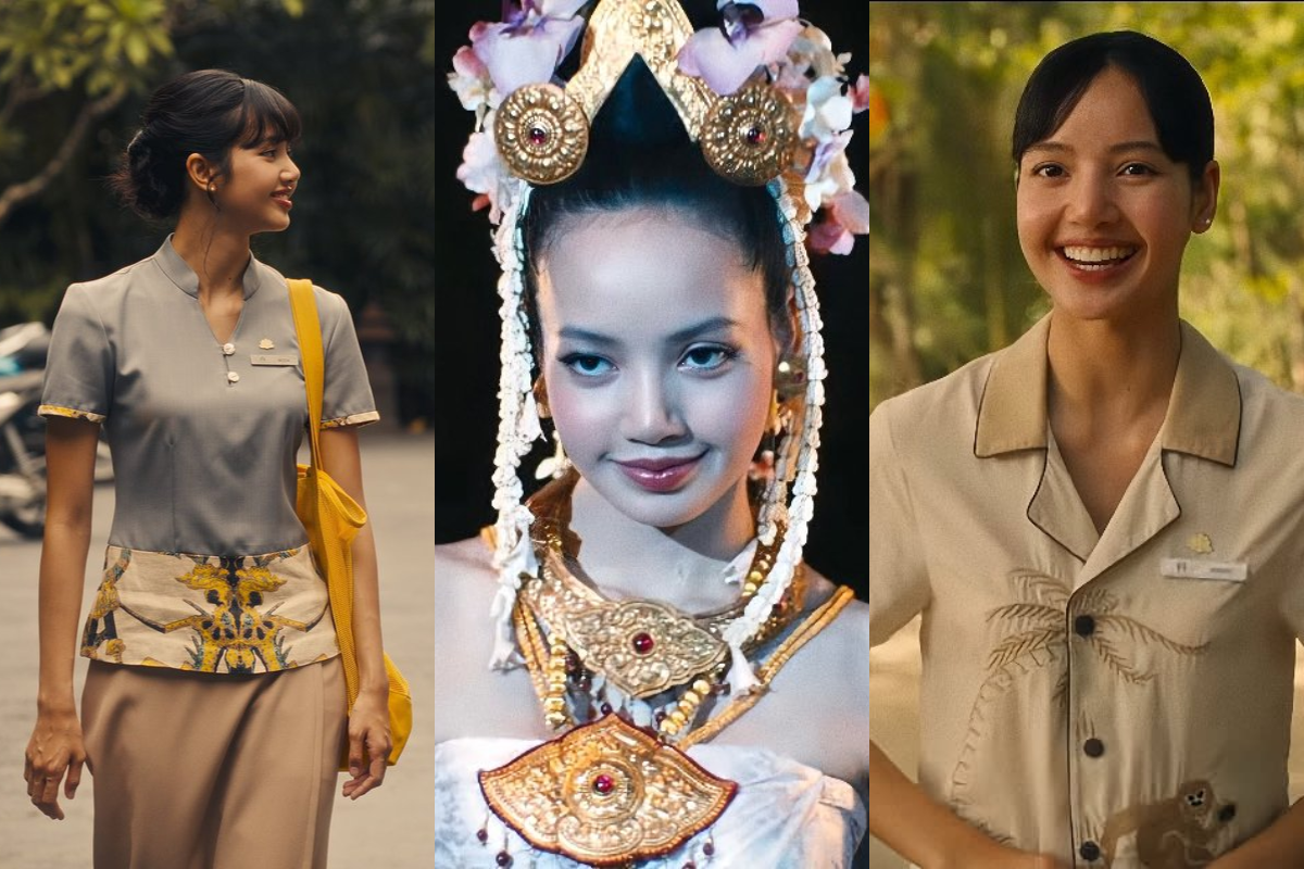 lisa blackpink the white lotus thumbnail
