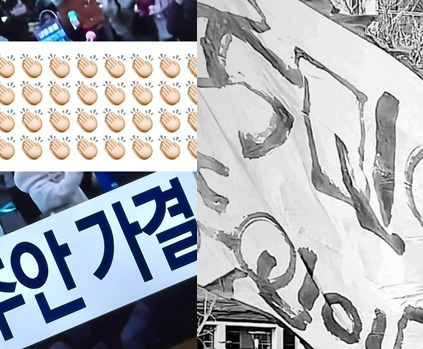 Go Min-si celebrated the passing of the impeachment motion