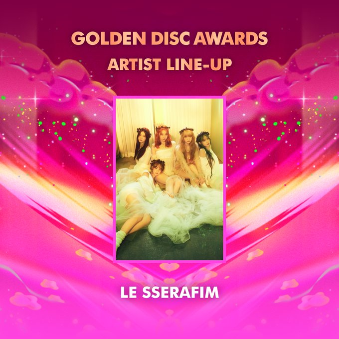 The 39th #GoldenDiscAwards le sserafim