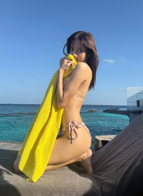 blackpink lisa bikini