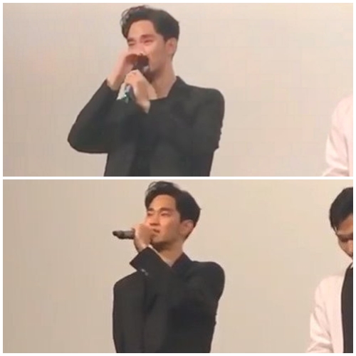 real kim soo hyun cry