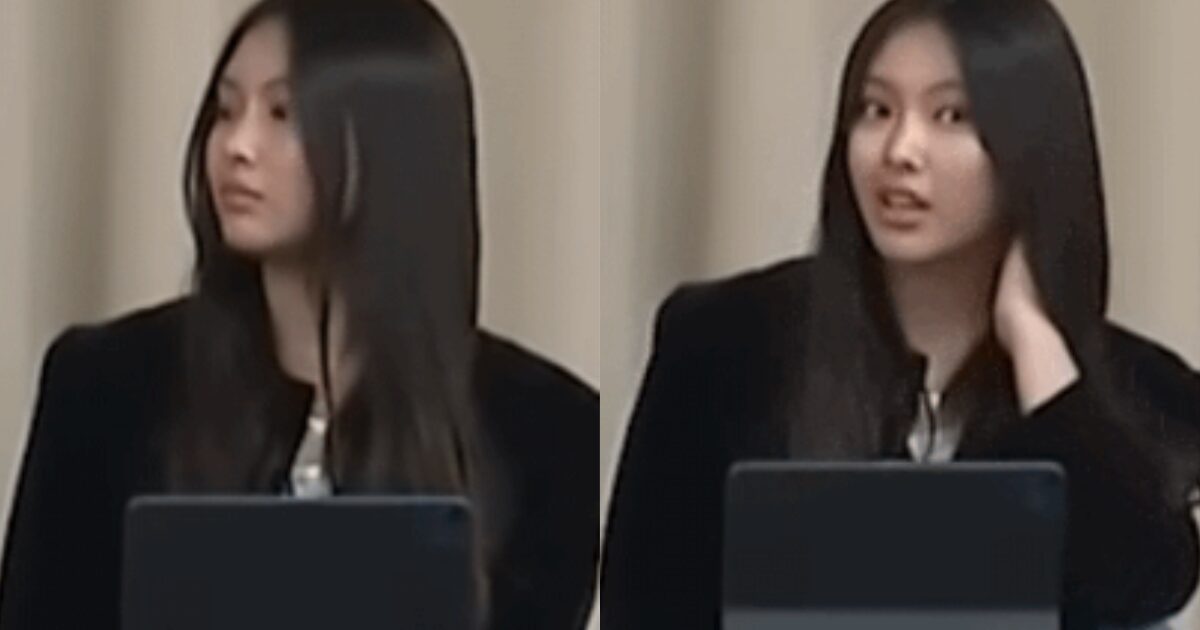 Hyein Viral Reaction to Reporter’s Correction Sparks Criticism