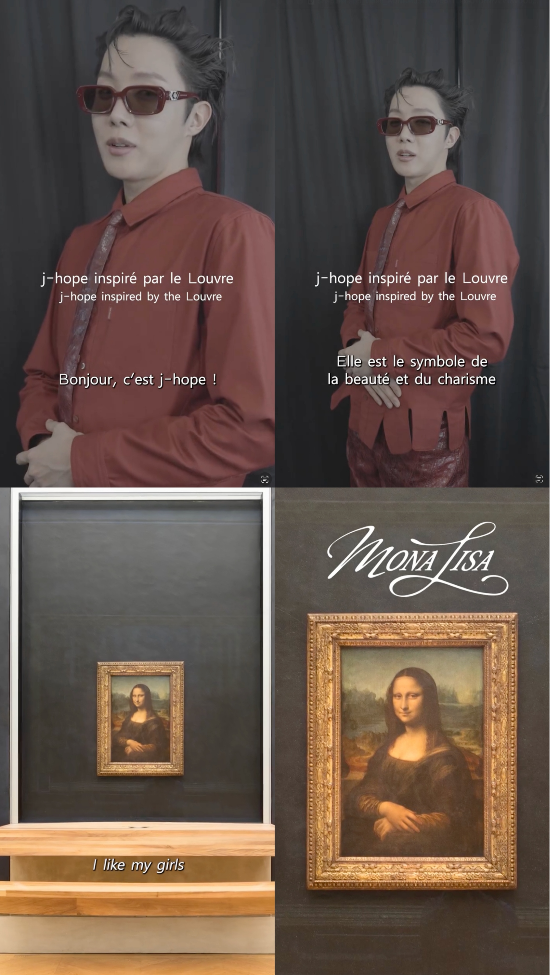 J-Hope Makes Surprise Appearance on Louvre Museum