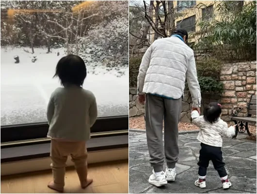 Lee Byung Hun Plays Hide-And-Seek With His Daughter