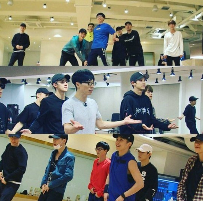 yoo jae-suk infinity challenge exo