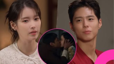 iu park bo gum reaction when life gives you tangerines kiss scene reaction