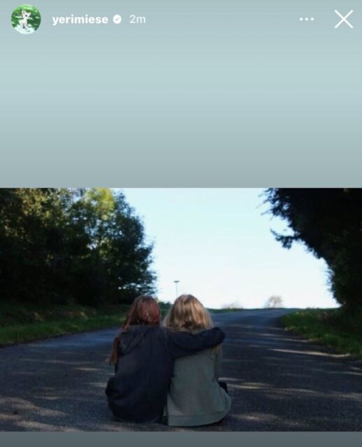 yeri red velvet instagran story kim sae ron