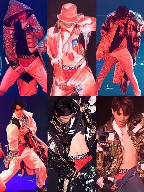 SixTONES ram pam pam underwear