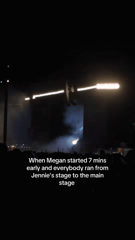 Jennie Coachella audience walkout Audience Allegedly Walked Out During Jennie’s Coachella Stage To Watch Another Star Perform 4.gif