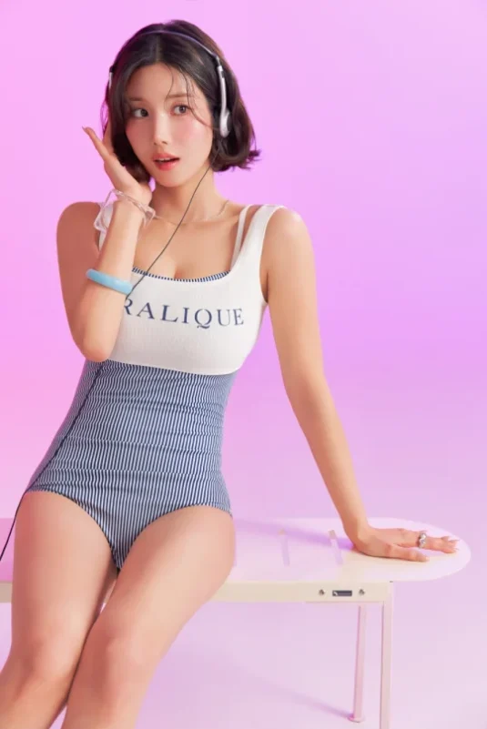 Kwon Eun-bi Unveils Swimwear Photoshoot, Proving Her Status as a Blue-Chip in Advertising