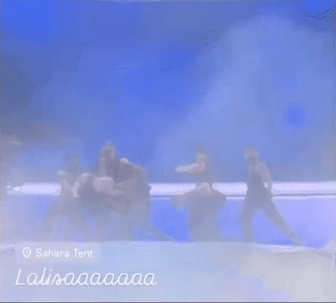 lisa Coachella wardrobe malfunction